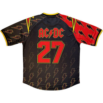 Camiseta de manga corta AC/DC Lightning Bolt '27 (All Over Print) Black L Camiseta de manga corta - 2