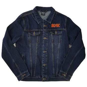 Jacket AC/DC Jacket About To Rock (Back Print) Denim Blue S - 4