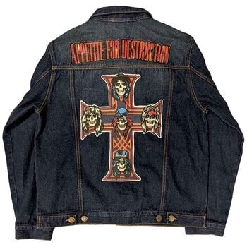 Jope Guns N' Roses Jope Appetite For Destruction (Back & Sleeve Print) Denim Blue S - 2