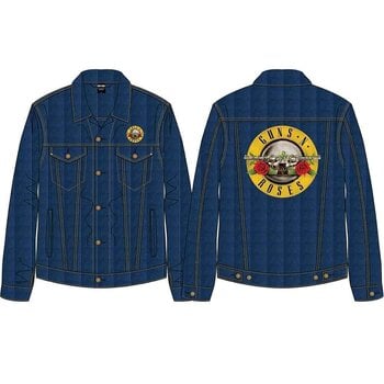 Chaqueta Guns N' Roses Chaqueta Classic Logo (Back Print) Denim Blue 2XL - 3