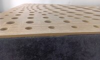 Mega Acoustic FiberPRO120 AcouSphere Sonoma Oak/Black Apsorpcijska ploča od drveta