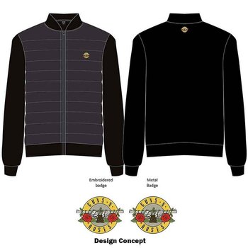 Jacket Guns N' Roses Jacket Classic Logo Black XL - 3