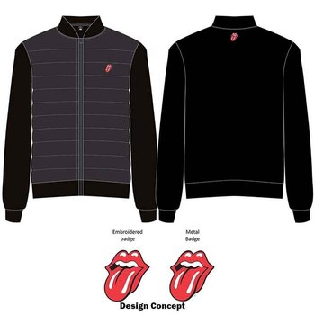 Jacket The Rolling Stones Jacket Classic Tongue Black S - 3