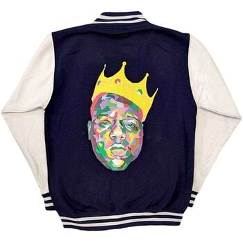 Chaqueta Notorious B.I.G. Chaqueta Crown (Back Print) Navy Blue & White S - 2