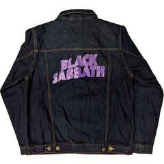Jacket Black Sabbath Jacket Wavy Logo (Back Print) Denim Blue S - 1