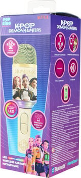 Karaoke System OTL Technologies K-Pop Demon Hunters Golden PopSing 2 LED Karaoke System - 9