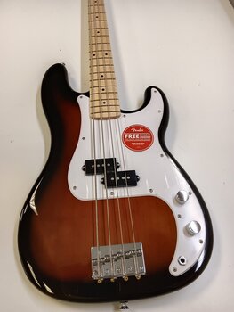 Baixo de 4 cordas Fender Squier Sonic Precision Bass MN 2-Color Sunburst Baixo de 4 cordas (Tao bons como novos) - 2