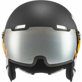 Lyžařská helma UVEX Hlmt 500 Visor Black/White Matt 52-55 cm Lyžařská helma - 2