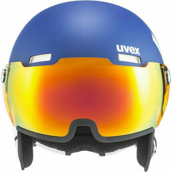 Ski Helmet UVEX Hlmt 500 Visor Cobalt/White Mat 59-62 cm Ski Helmet - 2