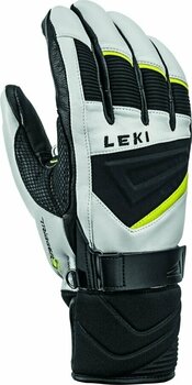 Ski Gloves Leki Griffin S White/Black/Lime 10 Ski Gloves - 2