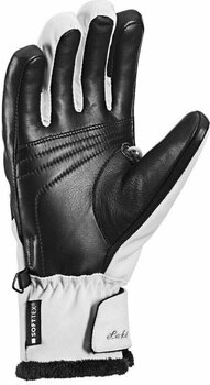 Ski Gloves Leki Stella S White/Black 6,5 Ski Gloves - 3