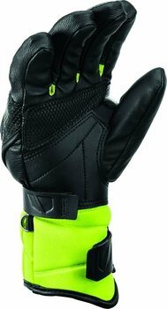 Ski Gloves Leki Worldcup Race S Junior Black/Ice Lemon 8 Ski Gloves - 3