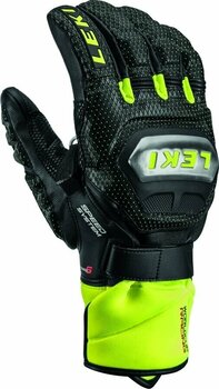 Ski Gloves Leki Worldcup Race Ti S Speed System Black/Ice Lemon 10 Ski Gloves - 2