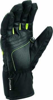 Ski Gloves Leki Worldcup S Junior Black/Ice Lemon 8 Ski Gloves - 3