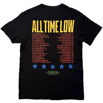 Tricou All Time Low Everyones Talking World Tour (Back Print) Black M Tricou - 2
