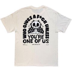 T-Shirt Architects Whiplash Who Gives A Fuck (Back Print, Ex-Tour) - 1