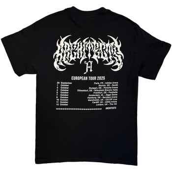 Tricou Architects TSTE & AB Skeleton EU Tour 25 (Back Print, Ex-Tour) Black S Tricou - 2