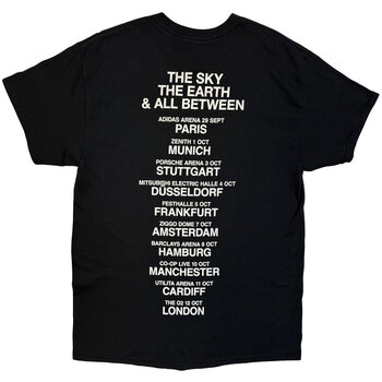 Tricou Architects TSTE & AB EU Tour October 25 (Back Print, Ex-Tour) Black S Tricou - 2