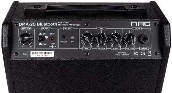Ozvučenje za električne bubnjeve NRG DMA-20 Bluetooth Ozvučenje za električne bubnjeve - 9