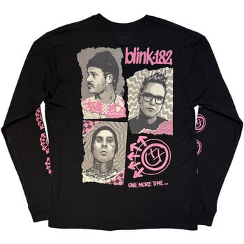 T-krekls Blink-182 One More Time Band (Back & Sleeve Print) Black 2XL T-krekls - 2