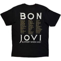 Πουκάμισο Bon Jovi Tour '87 Road Sign (Back Print) - 1