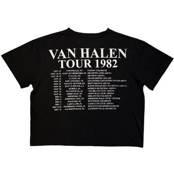 Tricou Van Halen The Power To Raise The Dead (Back Print) Black XL Damă Tricou - 2