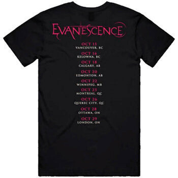 Сорочка Evanescence Canada Tour '24 Photo (Back Print) Black М Сорочка - 2