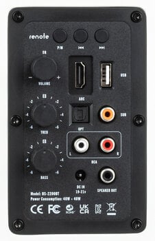 HiFi-Kabellose Lautsprecher
 Renote BS-2200BT HiFi-Kabellose Lautsprecher White 2 stk - 10