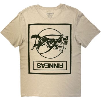 Tricou FINNEAS Dog F&B (Back Print) Sand XL Tricou - 2