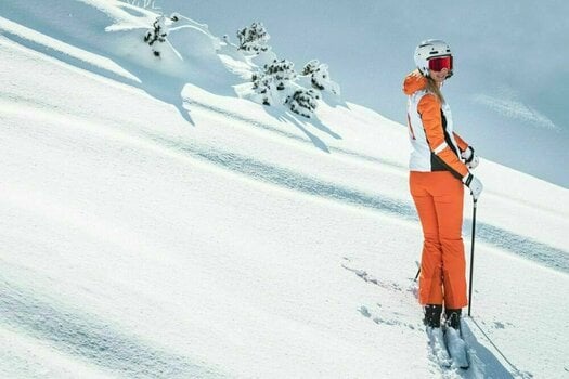 Skijaška jakna Kjus Formula White/Kjus Orange 34 - 5