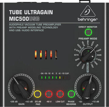 Mikrofonvorverstärker Behringer MIC500USB Premium SET Mikrofonvorverstärker - 2