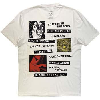 Košulja Foo Fighters Your Favourite Toy Tracklist (Back Print) White L Košulja - 2