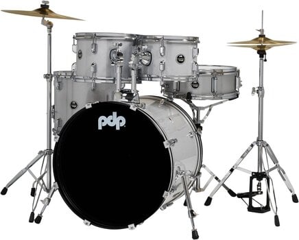 Ακουστικό Ντραμς Σετ PDP by DW CENTERstage 20 Diamond White Sparkle Ακουστικό Ντραμς Σετ - 2