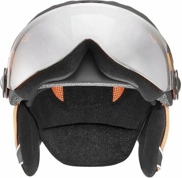 Ski Helmet UVEX Junior Vision Pro Black/Orange Matt 52-54 cm Ski Helmet - 3
