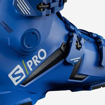 Alpine Ski Boots Salomon S/PRO 130 Black/Race Blue/Acid Green 26/26,5 Alpine Ski Boots - 4