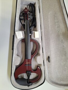 Električna violina Latone VM 01-RW 4/4 Claret Električna violina (Rabljeno) - 2