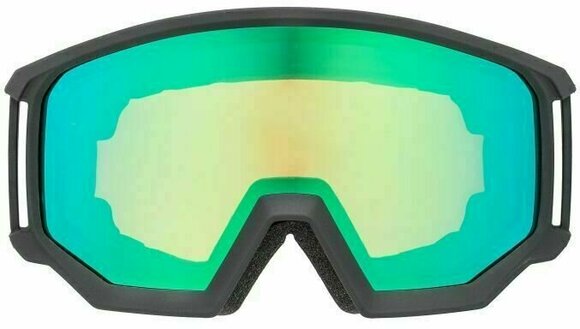 Okulary narciarskie UVEX Athletic FM Matte Black/Mirror Green Okulary narciarskie - 2