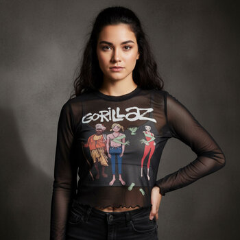 Ing Gorillaz The Mountain Group Black XL Női Ing - 2