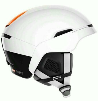 Lyžařská helma POC Obex Backcountry Spin Hydrogen White/Fluorescent Orange M/L (55-58 cm) Lyžařská helma - 3