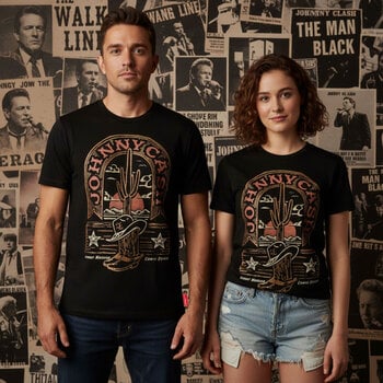 T-krekls Johnny Cash Sunday Morning Black 2XL Sieviešu T-krekls - 2
