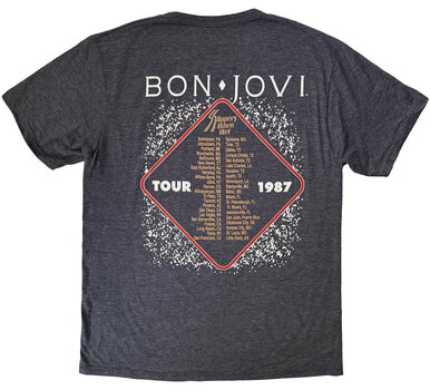Сорочка Bon Jovi Slippery When Wet '87 (Back Print, UNFINISHED) Denim Blue S Сорочка - 2
