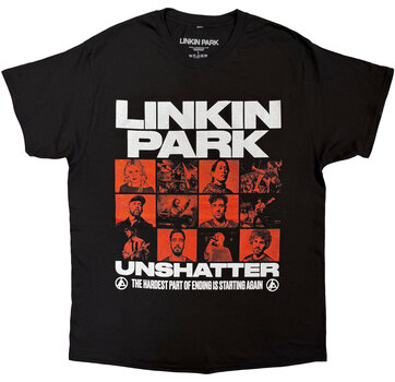 T-Shirt Linkin Park Unshatter Box Photos Black 2XL T-Shirt - 2