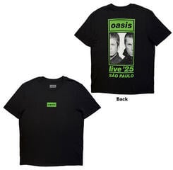 Camiseta de manga corta Oasis Sao Paulo Half Faces Fan Store (Back Print & Ex-Tour) - 2