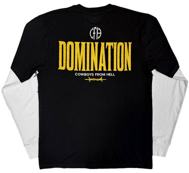 T-särk Pantera Texas To Domination (Back &Sleeve Print) Black & White XL T-särk - 2