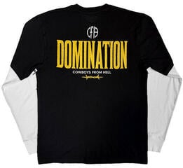 T-krekls Pantera Texas To Domination (Back &Sleeve Print) - 1