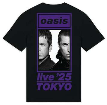Сорочка Oasis Tokyo Half Faces Fan Store (Back Print & Ex-Tour) Black 3XL Сорочка - 2