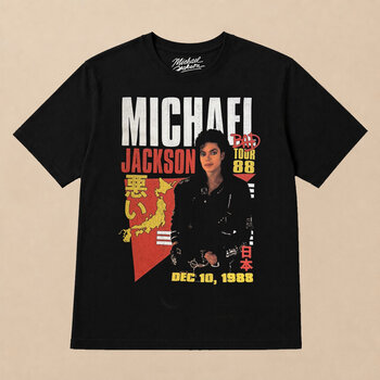 Πουκάμισο Michael Jackson Bad Tour '88 Tokyo Black 2XL Πουκάμισο - 2