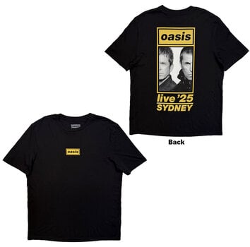 Košulja Oasis Sydney Half Faces Fan Store (Back Print & Ex-Tour) Black M Košulja - 3