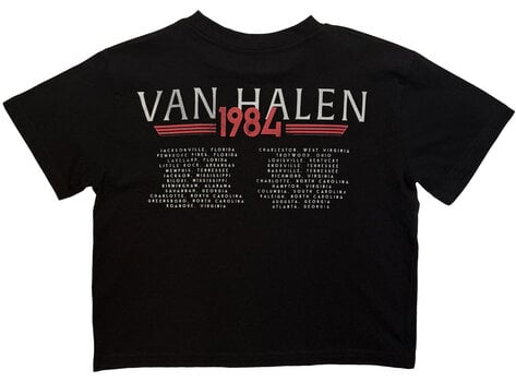 Majica Van Halen 84 Tour (Back Print) Black S Ženske Majica - 2