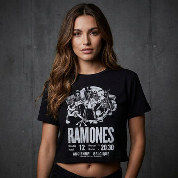 Tricou Ramones Belgique Black S Damă Tricou - 2